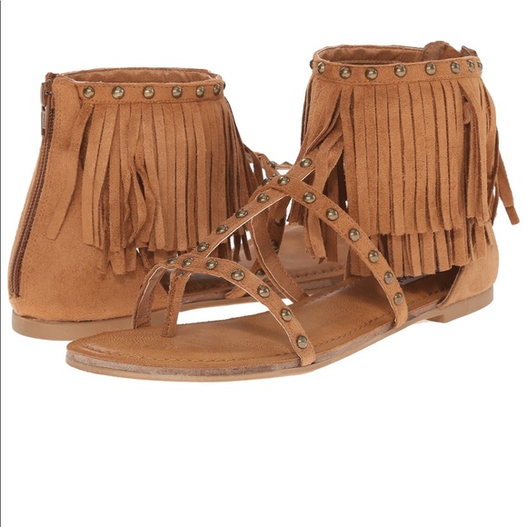 not rated fringe sandals